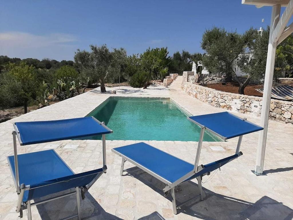 Casa Giuliveto - Charmantes Ferienhaus Mit Privatpool In Olivenhain 오스투니 외부 사진